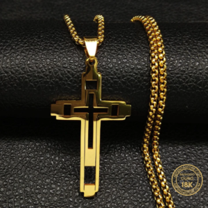 Colar santa fé - banhado a ouro 18k