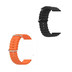 Pulseira Silicone Ocean Compatível com Apple Watch e IWO 42/44/45/49mm