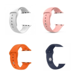 Pulseira Sport Silicone Compatível com Apple Watch e IWO 42444549mm - Capa